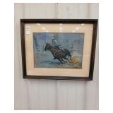 Vintage art signed sally Stewart