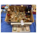 Various vintage perfume bottles