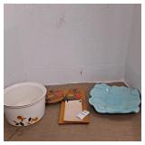 Vintage Dutch Boy & Girl Wooden Grocery