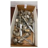 Assorted Vintage Flatware Silver Plated and
