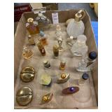 Various vintage perfume bottles