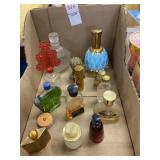 Various vintage perfume bottles