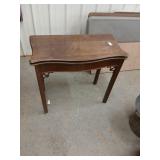 Antique flip table solid wood 29 1/4 H x 31 1/2 w