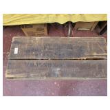 Wooden coffee box 28in. X 20in. X 14in deep