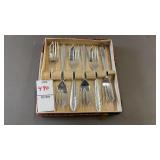 Vintage set of 6 pastry forks made in Sheffield,