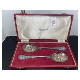 Sheffield Silver Plate serving spoons