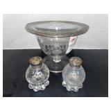 Vintage condiment bowl - maybe sterling silver?