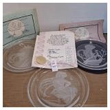 Morgantown lead crystal Angelica,violet laurel