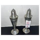 Vintage Sterling Silver S & P shakers