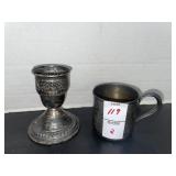 Vintage Sterling Silver cup  & 1 Arrowsmith