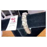 Sterling silver fancy link bracelet