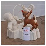 Snowbabies Rudolph Gets Ready the Collection