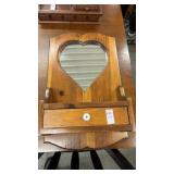 Wardrobe Heart Shaped Wall Mirror