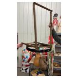 Vintage Wilson Speed Bag with Vintage Spalding