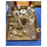 Various vintage perfume bottles