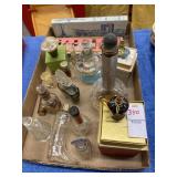 Various vintage perfume bottles