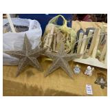 Vintage Christmas candle lights  & ornaments