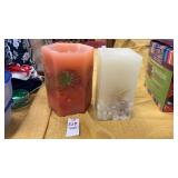 2 Decorative Candles