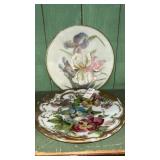 Hand- painted plates