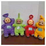 4 Teletubbies talking plush toys