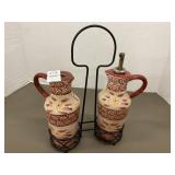 Temp-tations ovenware oil and vinegar carafe with