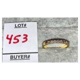 18k diamond anniversary band