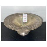 Vintage Sterling pedestal dish - 6.5 inches wide