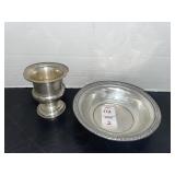 Vintage Sterling silver tooth pick holder- marked