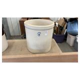 Stoneware Crock, 6gal, some damage