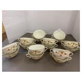 vintage Hall China Company "Autumn Leaf" pattern,