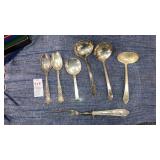 Sterling serving utensils - meat carving fork, 3