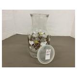 Snoopy juice carafe with lid, 9 ï¿½ tall