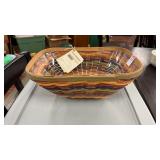 Longaberger Multi-Color Soft Rectangular Basket