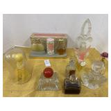 Various perfume bottles