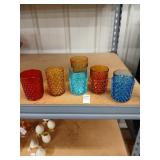 Vintage hobnail glass lot