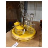 Vintage condiment set