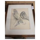 Vintage art signed Francine Wood