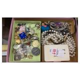 Assorted jewelry orphans and parts