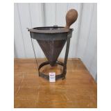 Vintage cone strainer