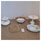 VTG Nappy Dish,Royal Doulton Juliet covered sugar