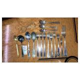 Assorted forks, spoons Schmidtï¿½s bottle opener