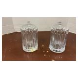 2 Lenox Crystal Giftware Covered 7" Box Biscuit