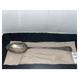 Vintage Sterling Silver Large Serving spoon -