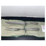 Vintage Webster Sterling Silver Carving knife &