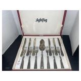 Vintage Aghifug -800 silver set of 6 forks & 6