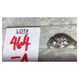 14k antique emerald diamond ring