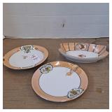 Noritake lusterware porcelain serving dish. [3]