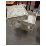 Vintage wicker baby chest