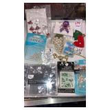 Jewelry findings, gem beads, poodle purse holder,