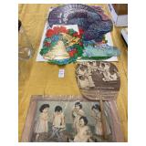 Cardboard cut out holiday decor, Dionne